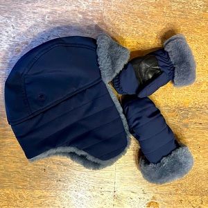 Ugg Trapper Hat and Mitten Set